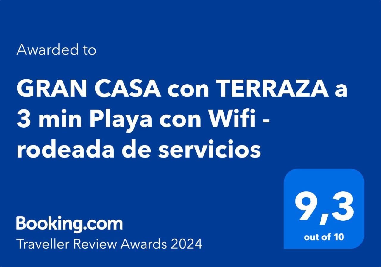 Gran Casa Con Terraza A 3 Min Playa Con Wifi - Rodeada De Servicios Roquetas de Mar Exteriör bild